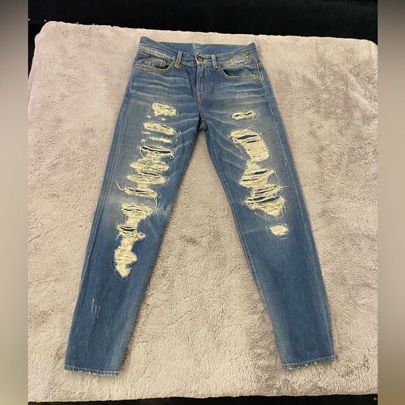 R 13 relaxed skinny jeans, size 24 - Picture 1 of 10